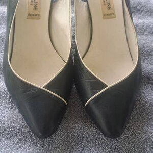 Celine blue leather shoes